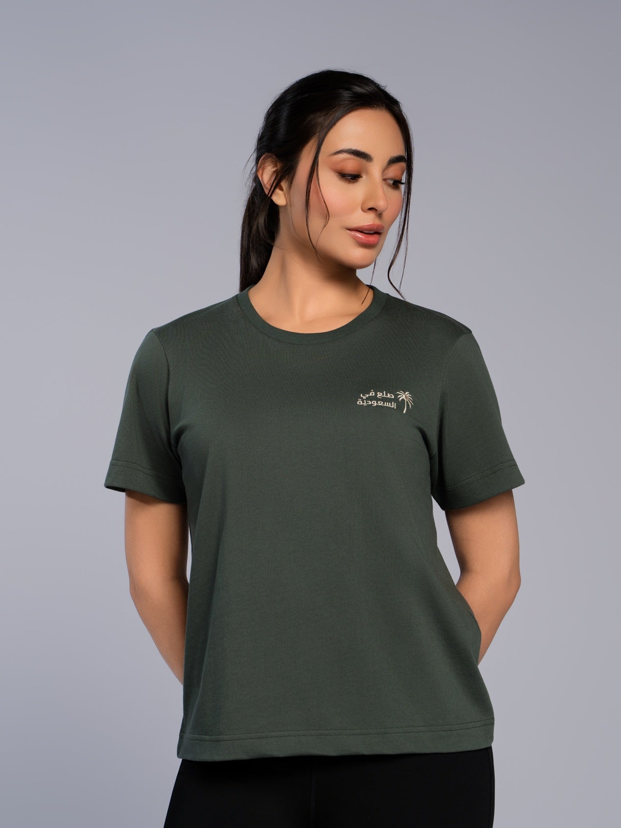 Saudi National Day Women's T-shirt - CORE GREEN