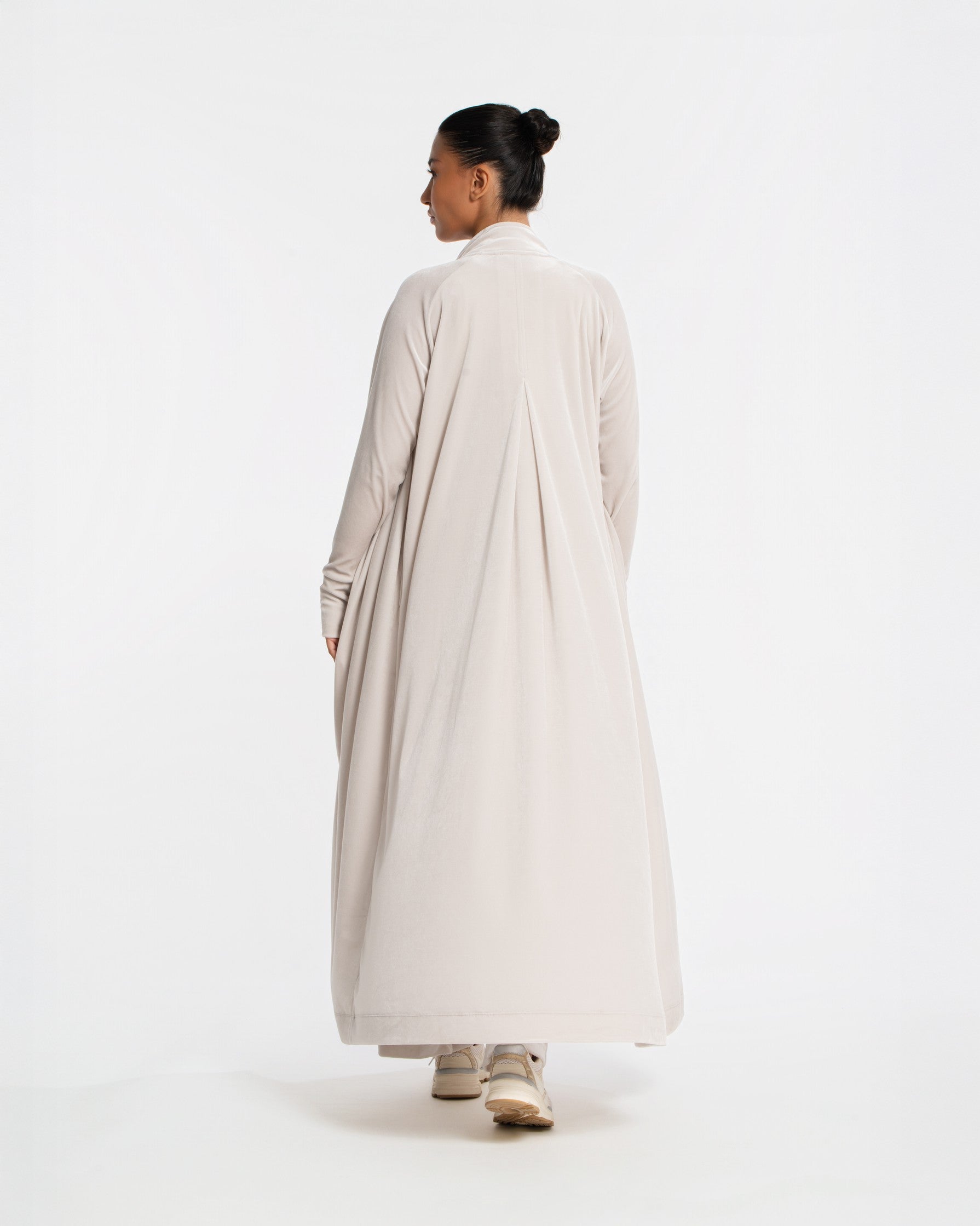Panne Velour Abaya - SEASONAL STONE
