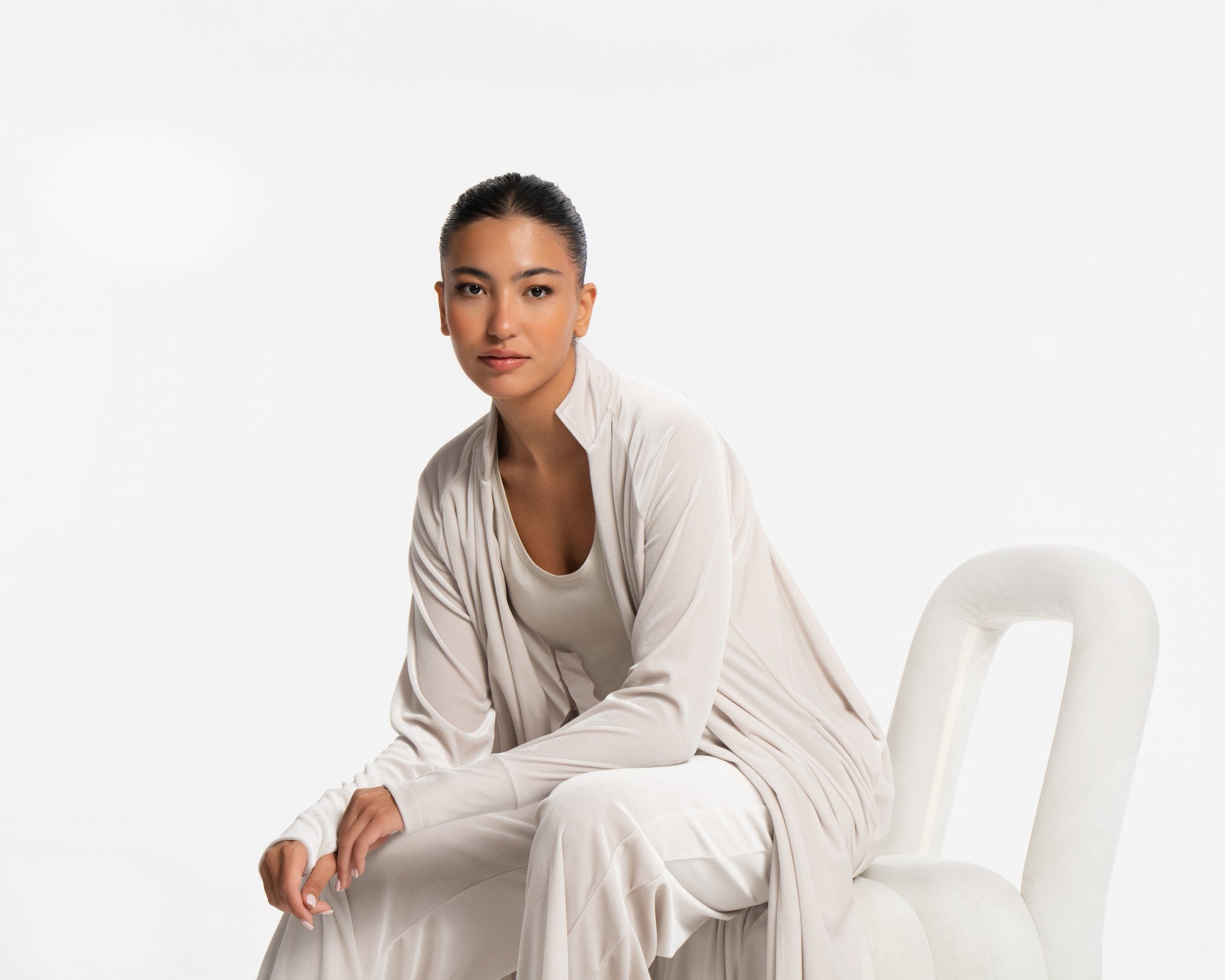 Panne Velour Abaya - SEASONAL STONE