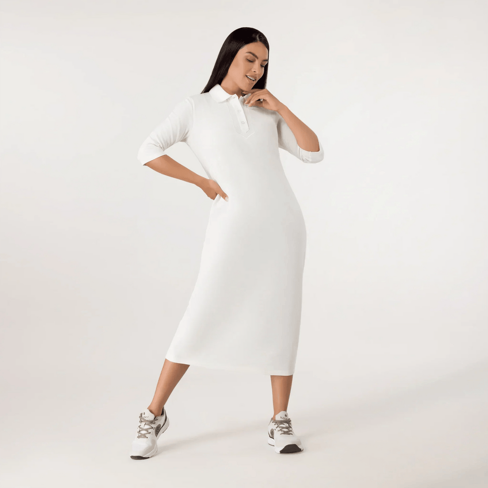 Polo Dress - SEASONAL WHITE