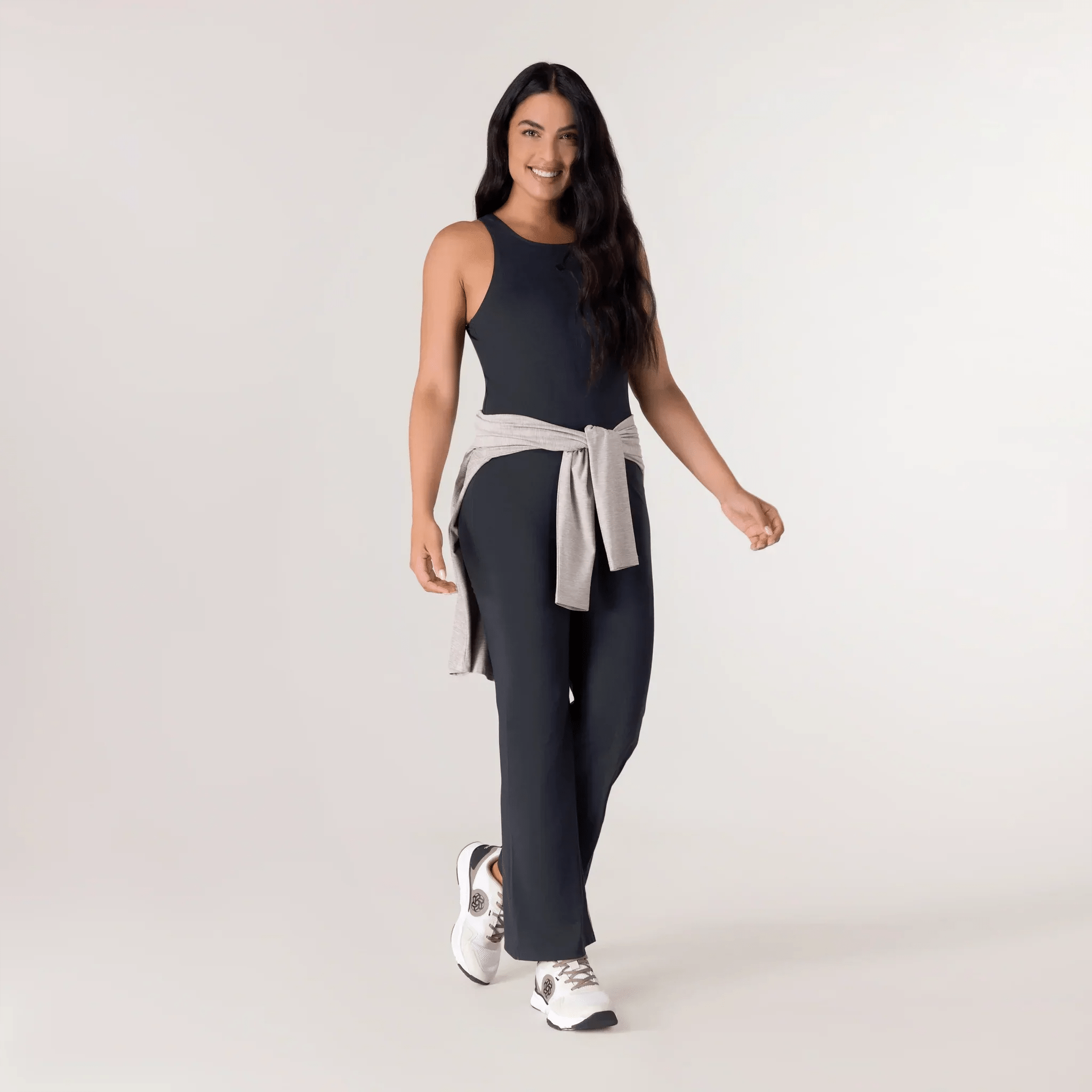 Rhythm Flare Unitard - KDF BLACK