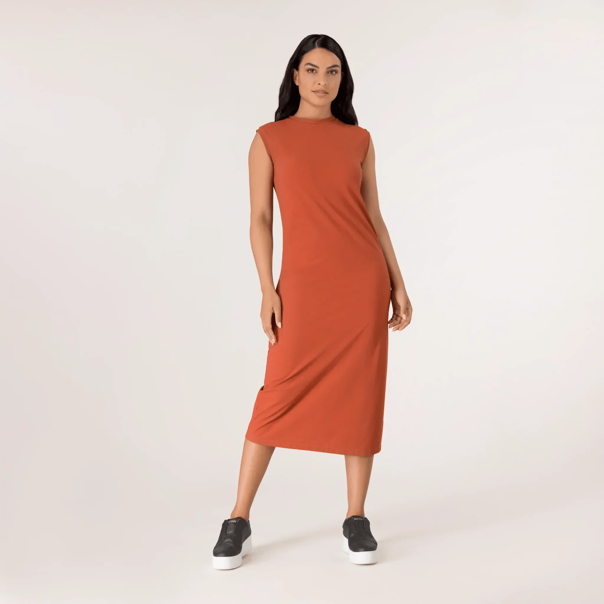 Sleeveless Dress - SEASONAL TURMERIC