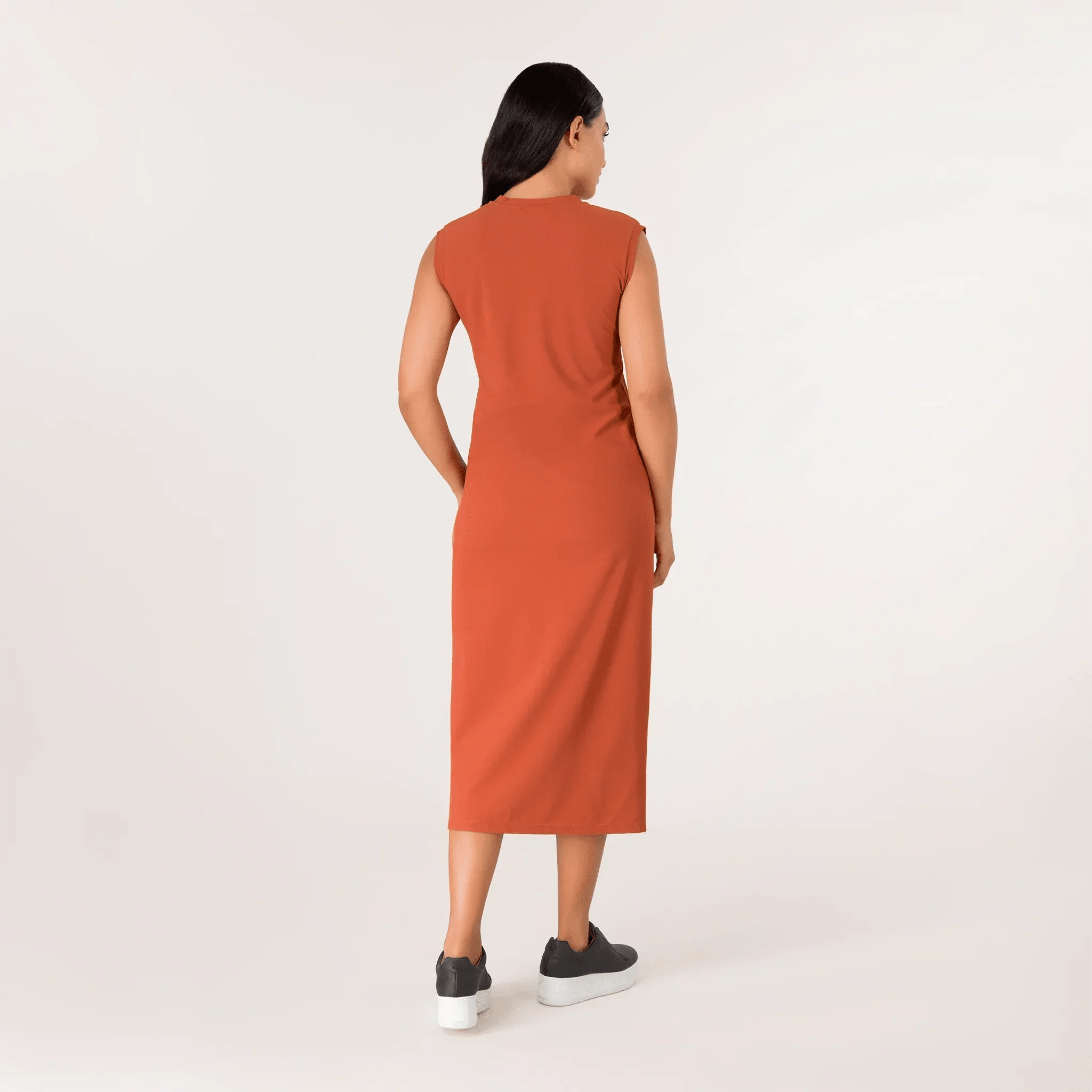 Sleeveless Dress - SEASONAL TURMERIC