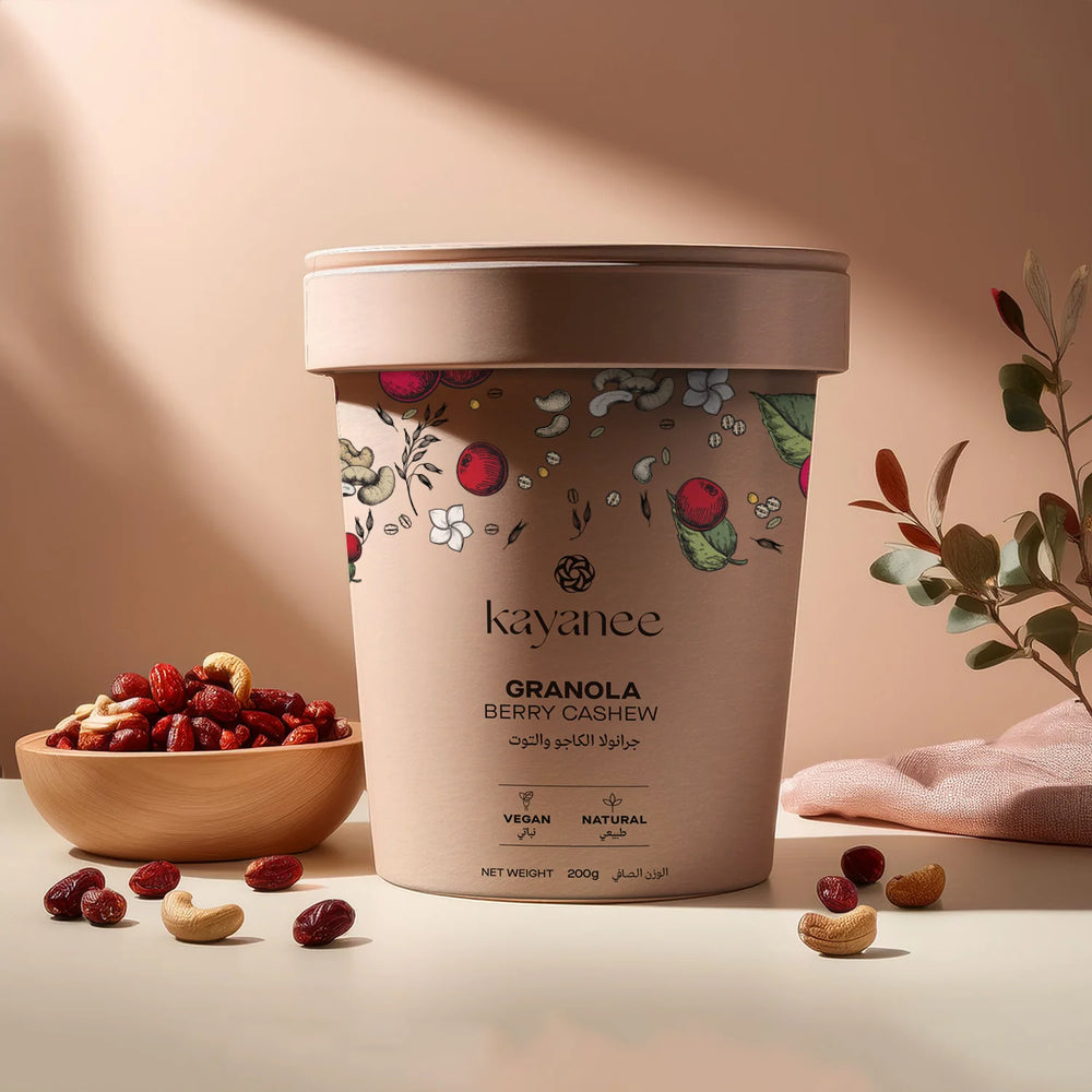 Kayanee granola with berry & cashew - جرانولا كياني بالكاجو والتوت