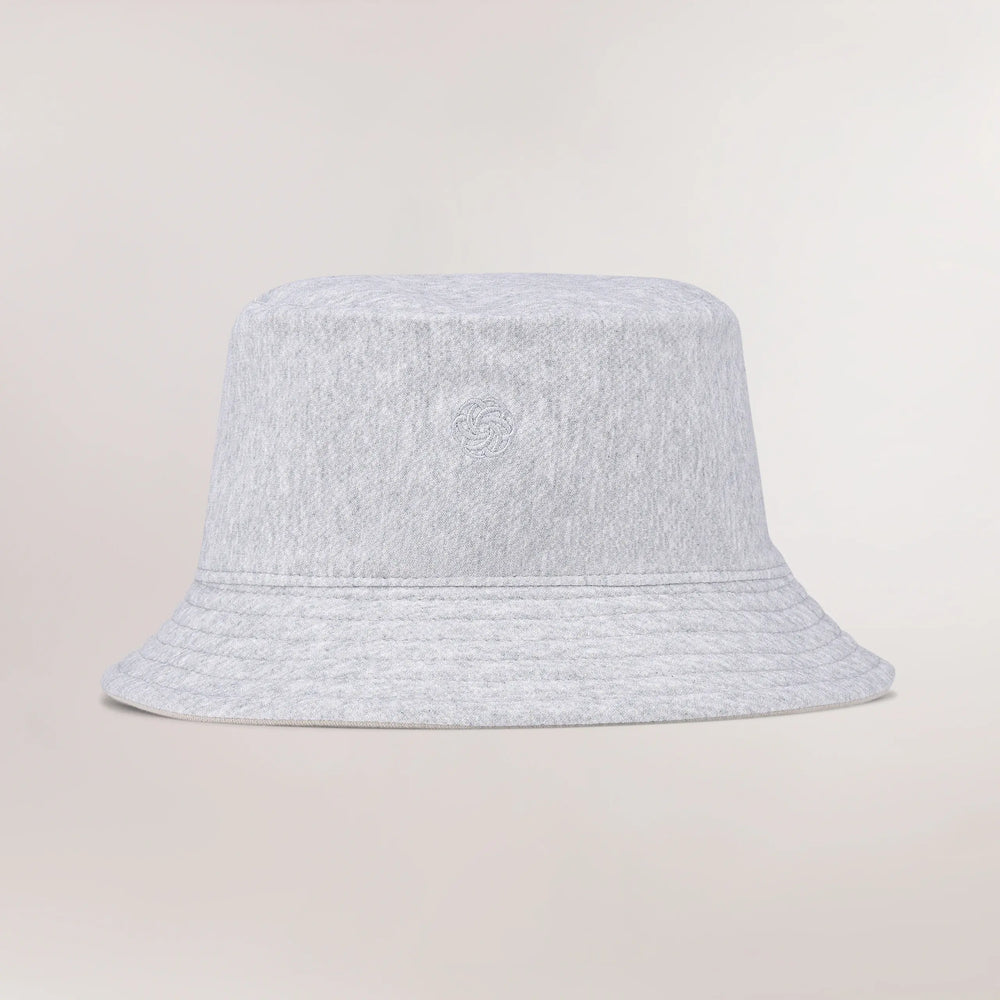 Core stone bucket hat with Kayanee's logo - قبعة بكت باللون الرمادي مع شعار كياني