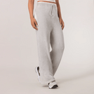 Stone colored Cozy Up pants with soft texture - بنطال "كوزي آب" باللون حجري بملمس ناعم