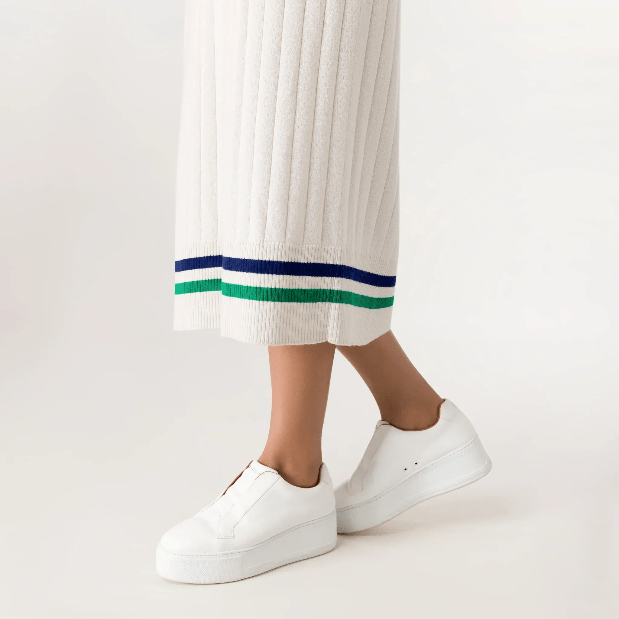 Cable Cashmere Dress - SEASONAL IVORY