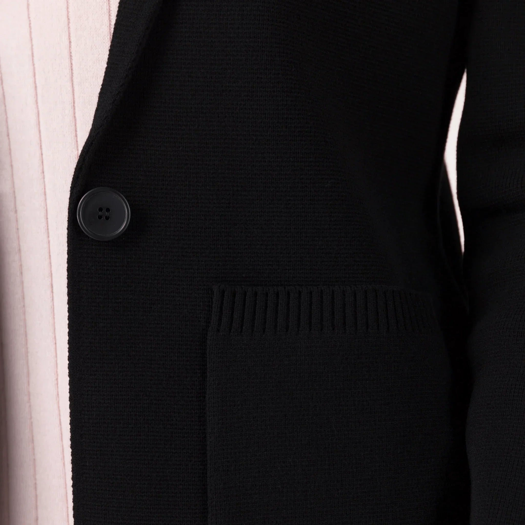 Knitted Blazer - SEASONAL BLACK