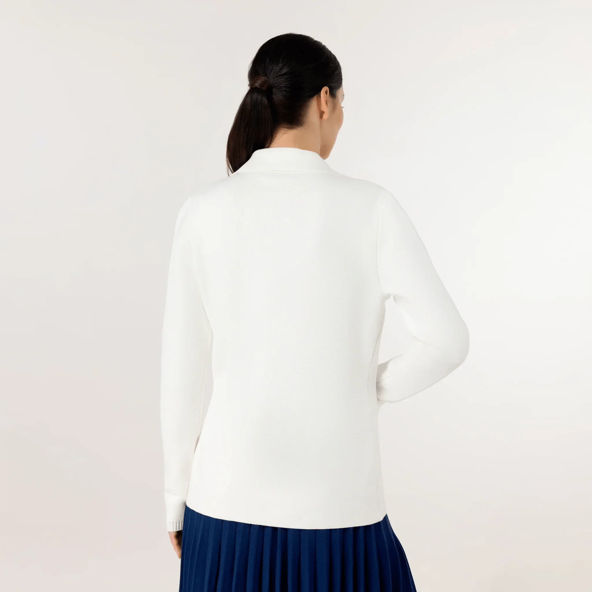 Knitted Blazer - SEASONAL WHITE