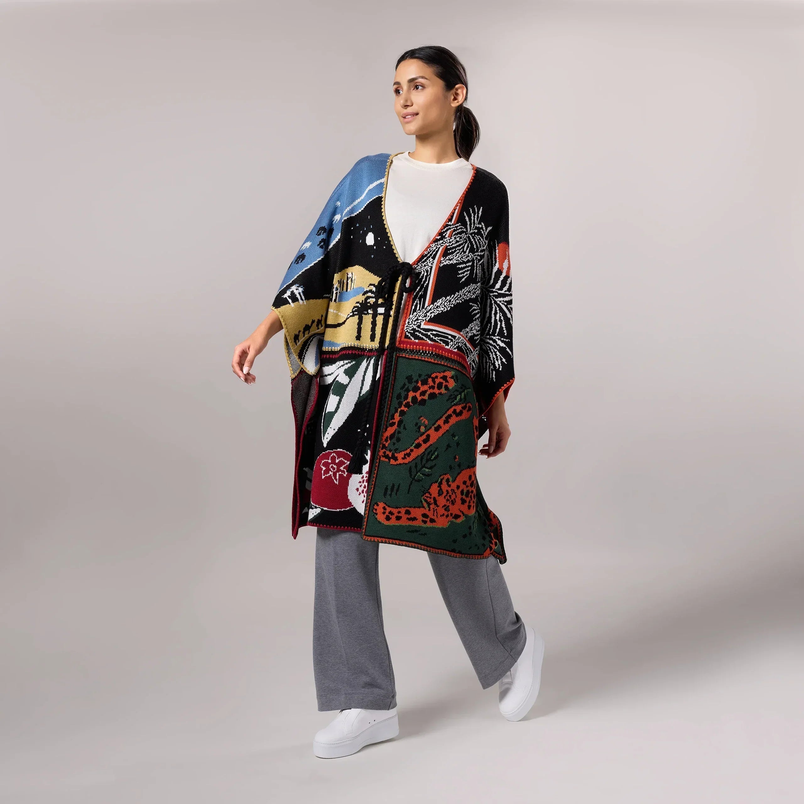 Saudi Poncho - SEASONAL MULTICOLOR