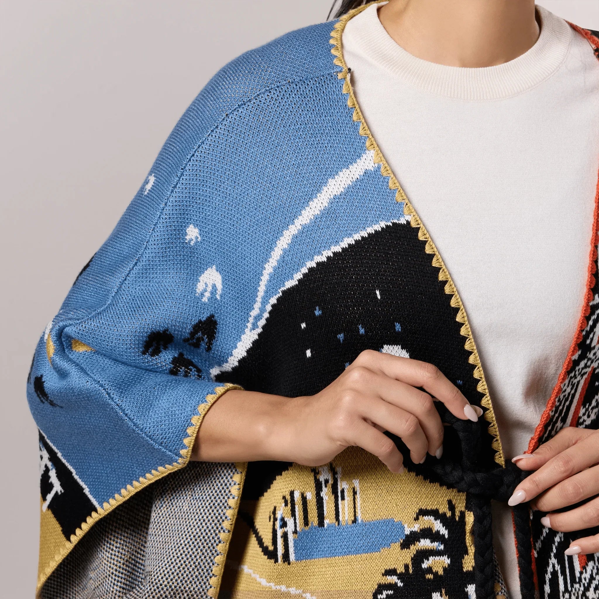 Saudi Poncho - SEASONAL MULTICOLOR