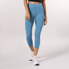 Core blue Freestyle cropped leggings - ليقنز بقصة قصيرة من تصميم "فري ستايل" باللون أزرق