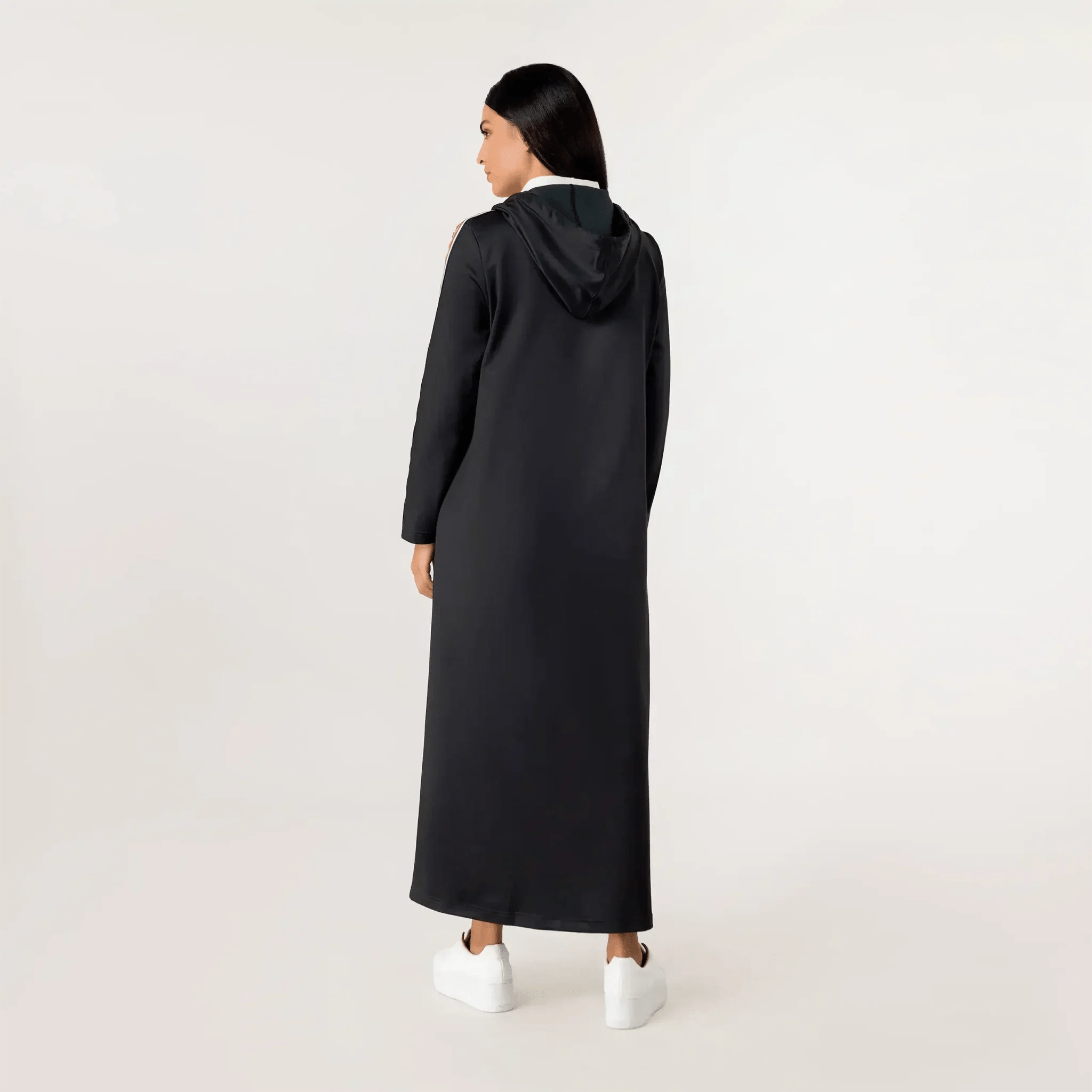 Kayanee Track Abaya - SEASONAL BLACK