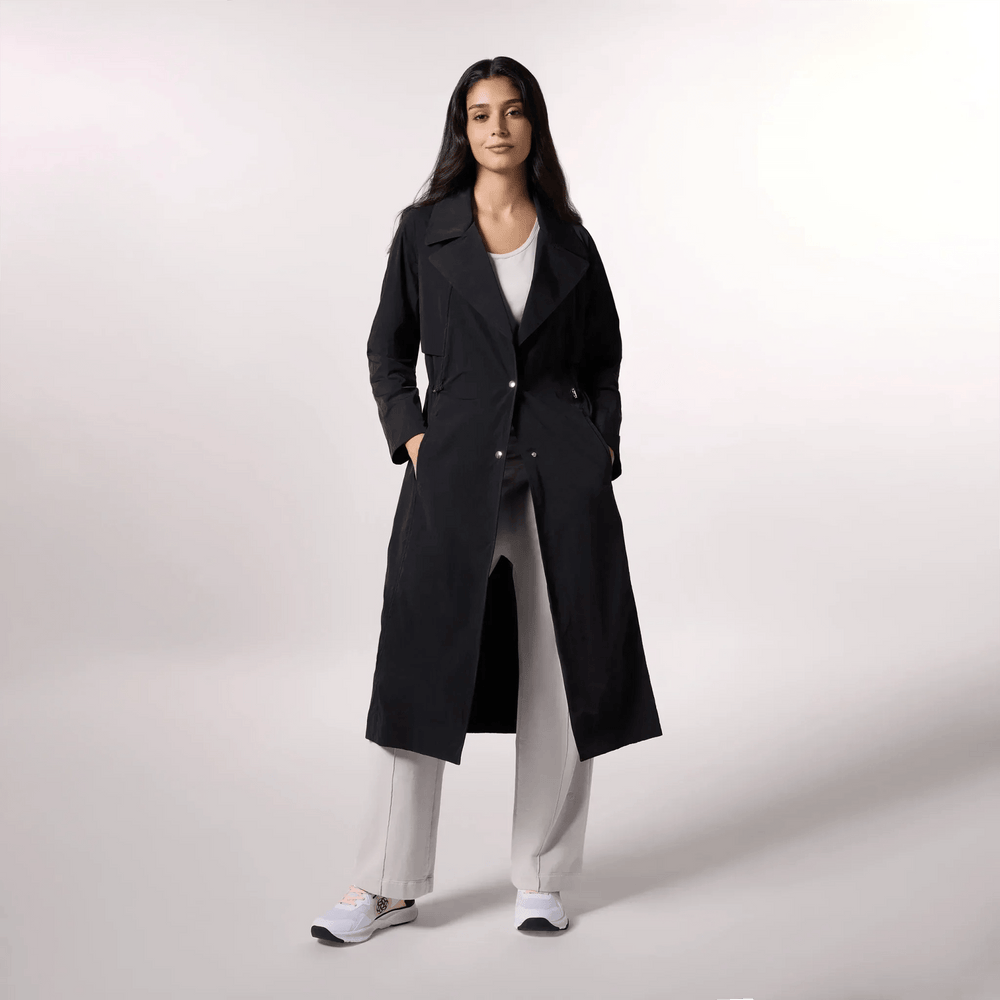 Lightweight Trench Coat - SEASONAL BLACK
