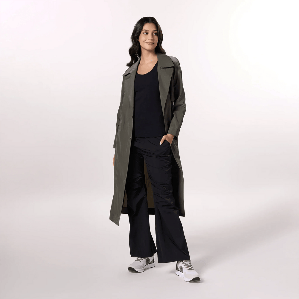 Lightweight Trench Coat - SEASONAL OLIVE