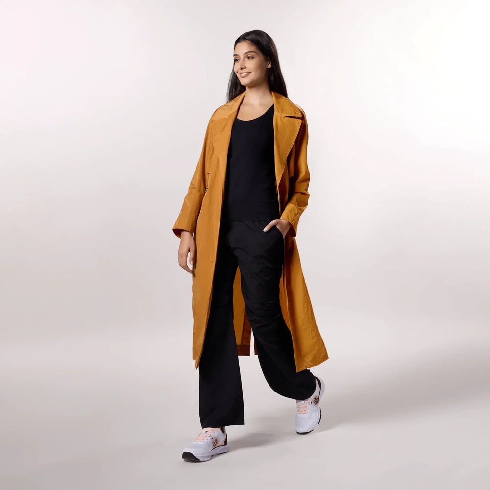 Lightweight Trench Coat - SEASONAL ORANGE