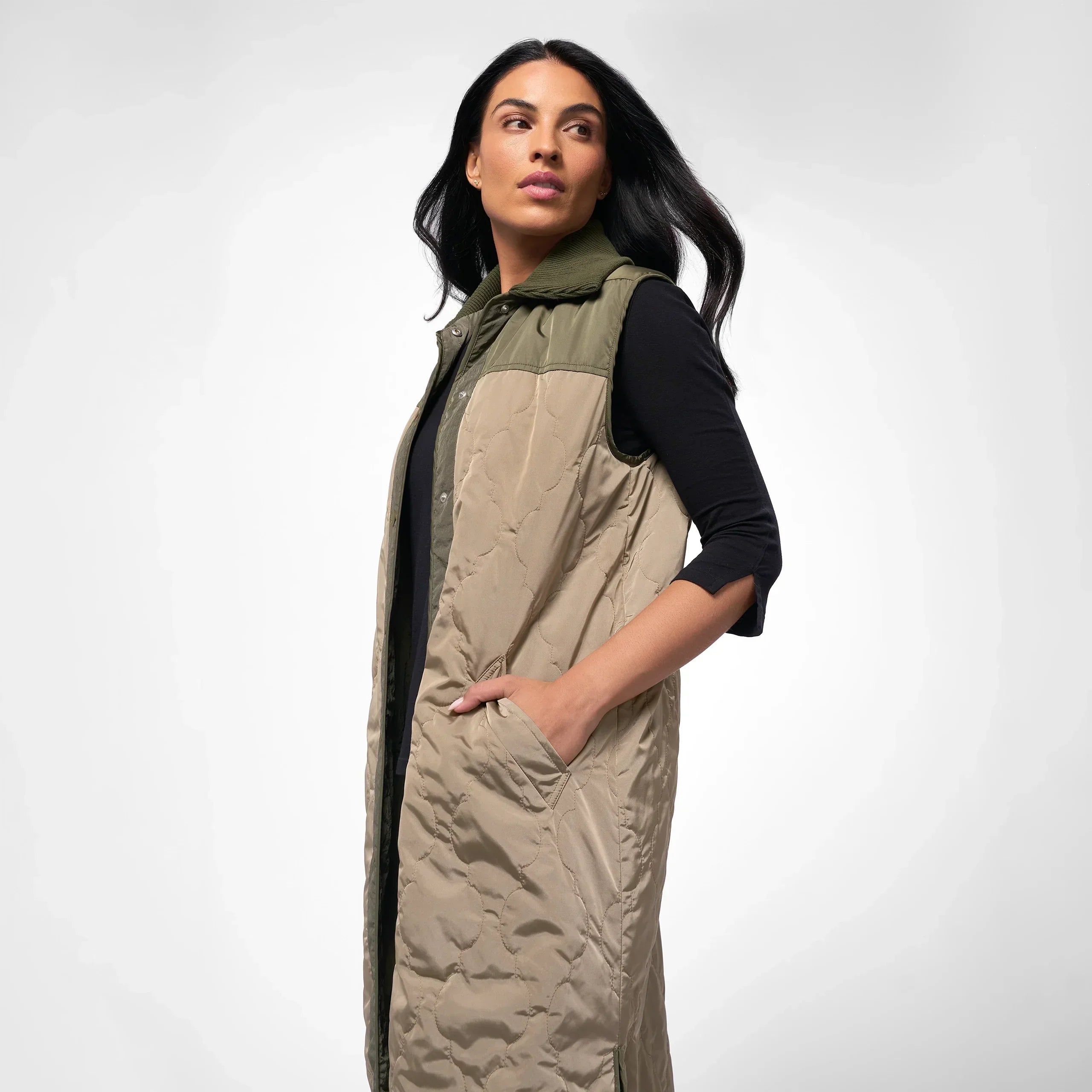 Quilted Gilet - SEASONAL RAINFOREST