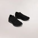 Core black crossover dance knit sneakers - سنيكرز رقص "كروس أوفر" أسود محبوك