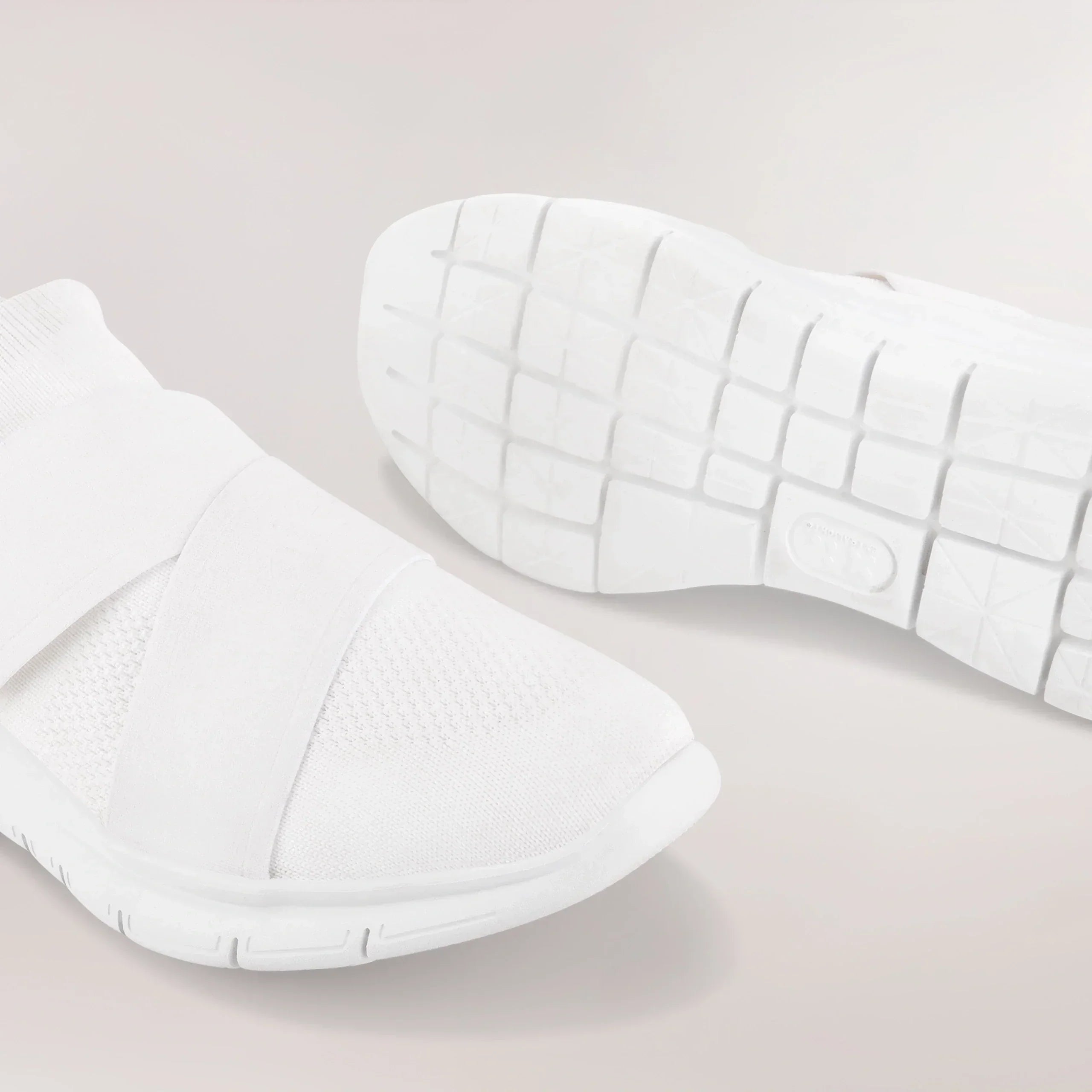 Crossover Dance Knit Sneakers - CORE WHITE