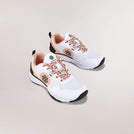 Seasonal pink pivot dance sneakers printed with Kayanee's logo - حذاء رياضي وردي موسمي مطبوع عليه شعار كاياني