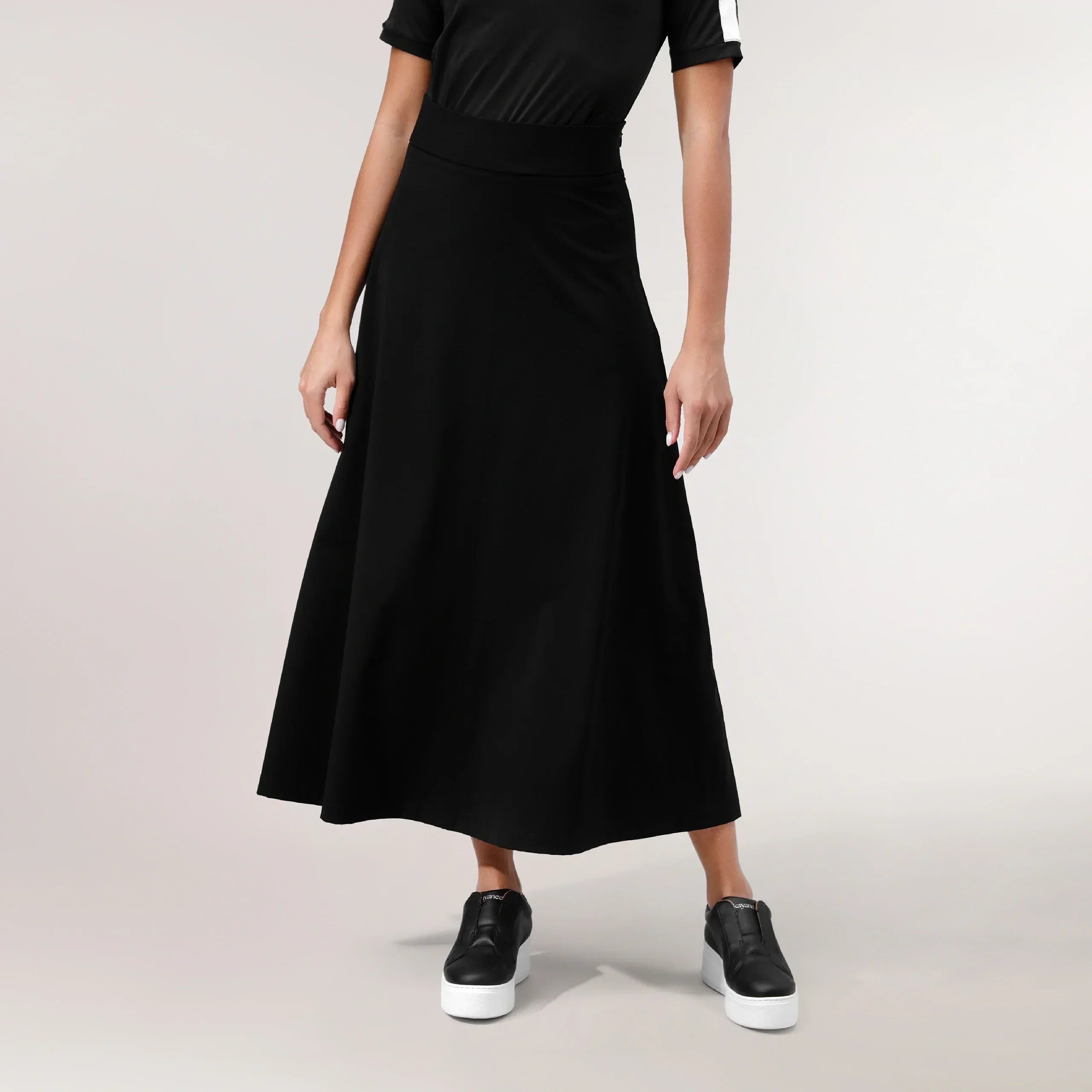 Flared Skirt - SEASONAL BLACK