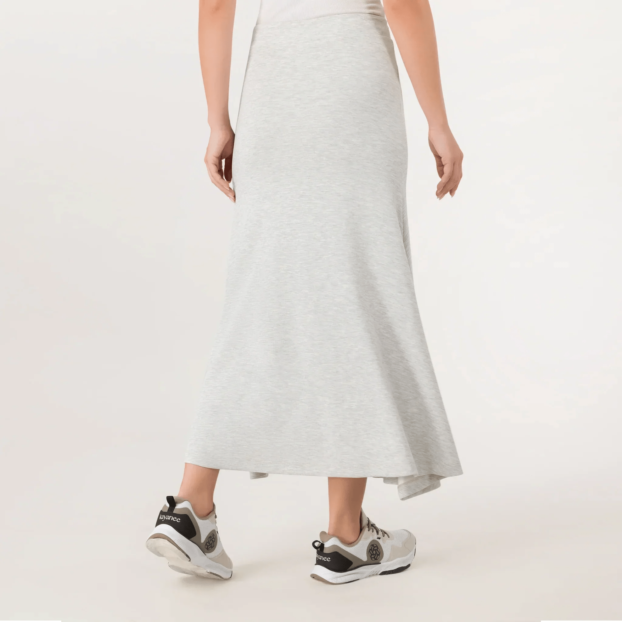 Soft Flared Skirt - SEASONAL BEIGE