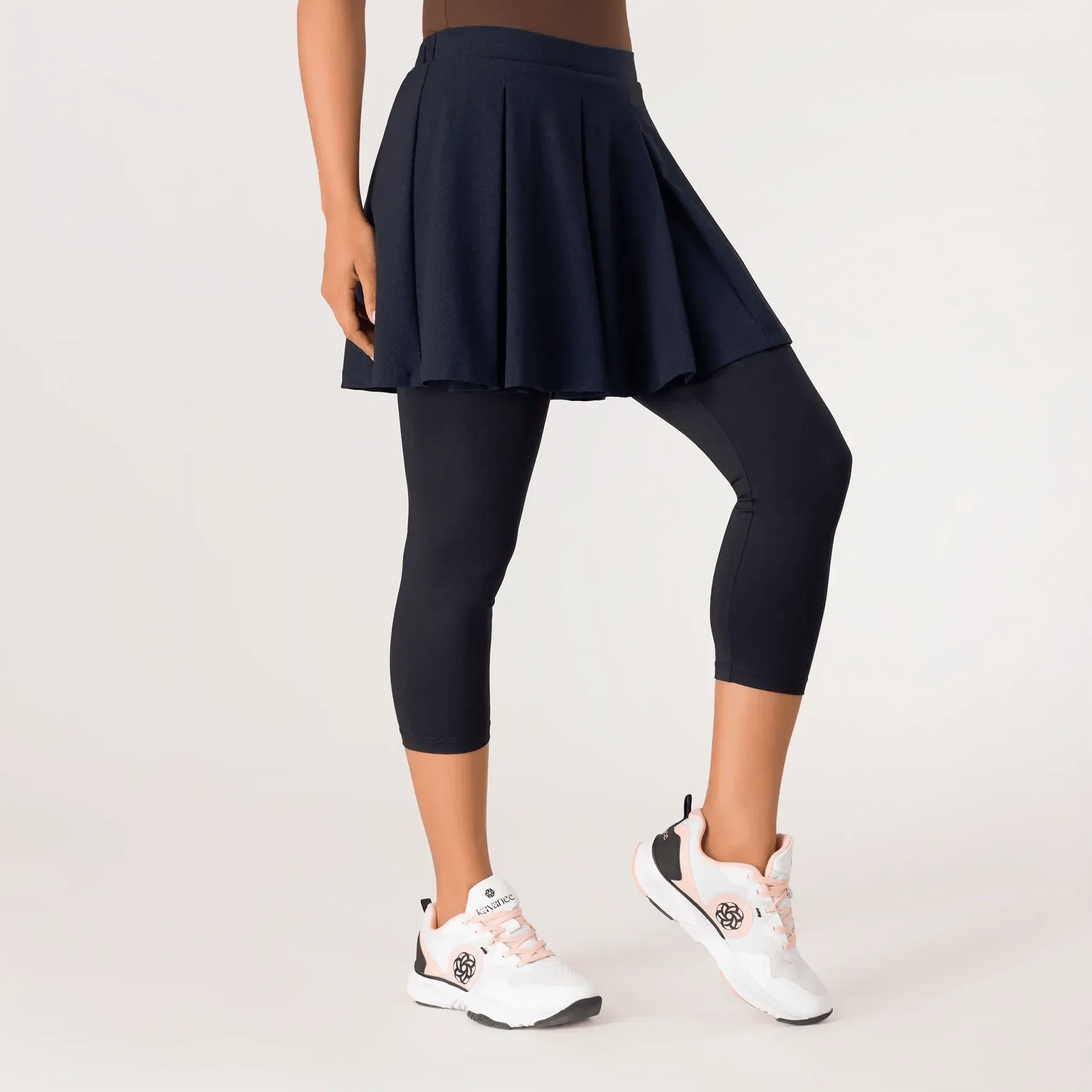 Pique Tennis Skort - SEASONAL NAVY