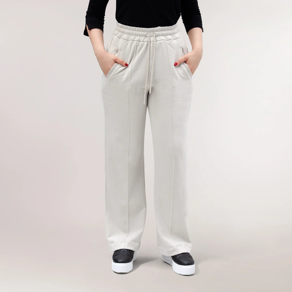 Core stone color track pants - بنطال رياضي باللون الحجري