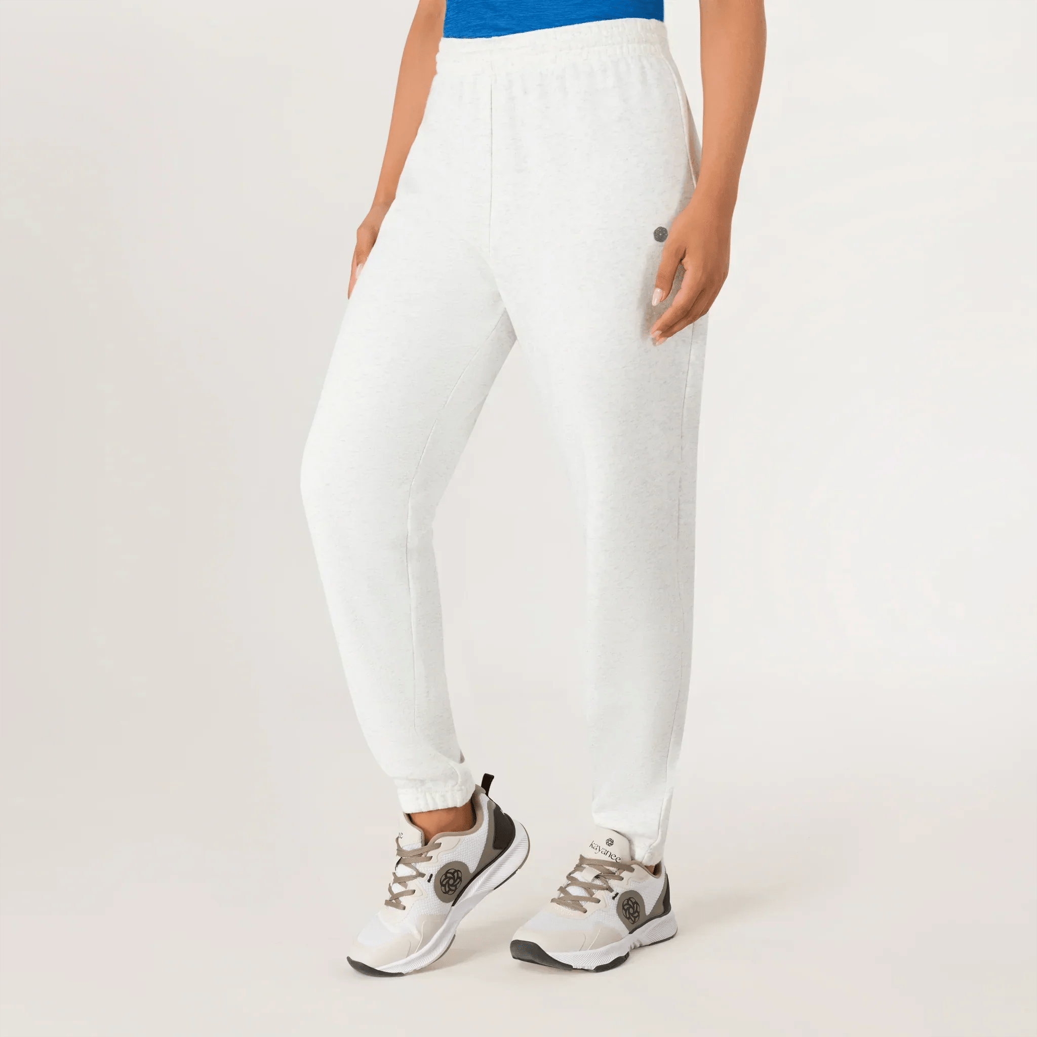 Grey "Flashback" jazz pants from the Kayanee Dance Fit (KDF) collection - بنطال جاز "فلاشباك" باللون رمادي من مجموعة كياني دانس فيت