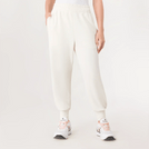 Beige joggers with soft fabric and relaxed fit - بنطال رياضي بيج بقماش ناعم وقصة مريحة