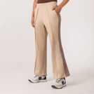 Sand colored track pants with side stripes - بنطال تراك باللون رملي مزوّد بخطوط جانبية