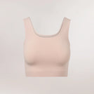 A core light pink Limber Up cropped top - بلوزة "ليمبر آب" قصيرة باللون الوردي الفاتح