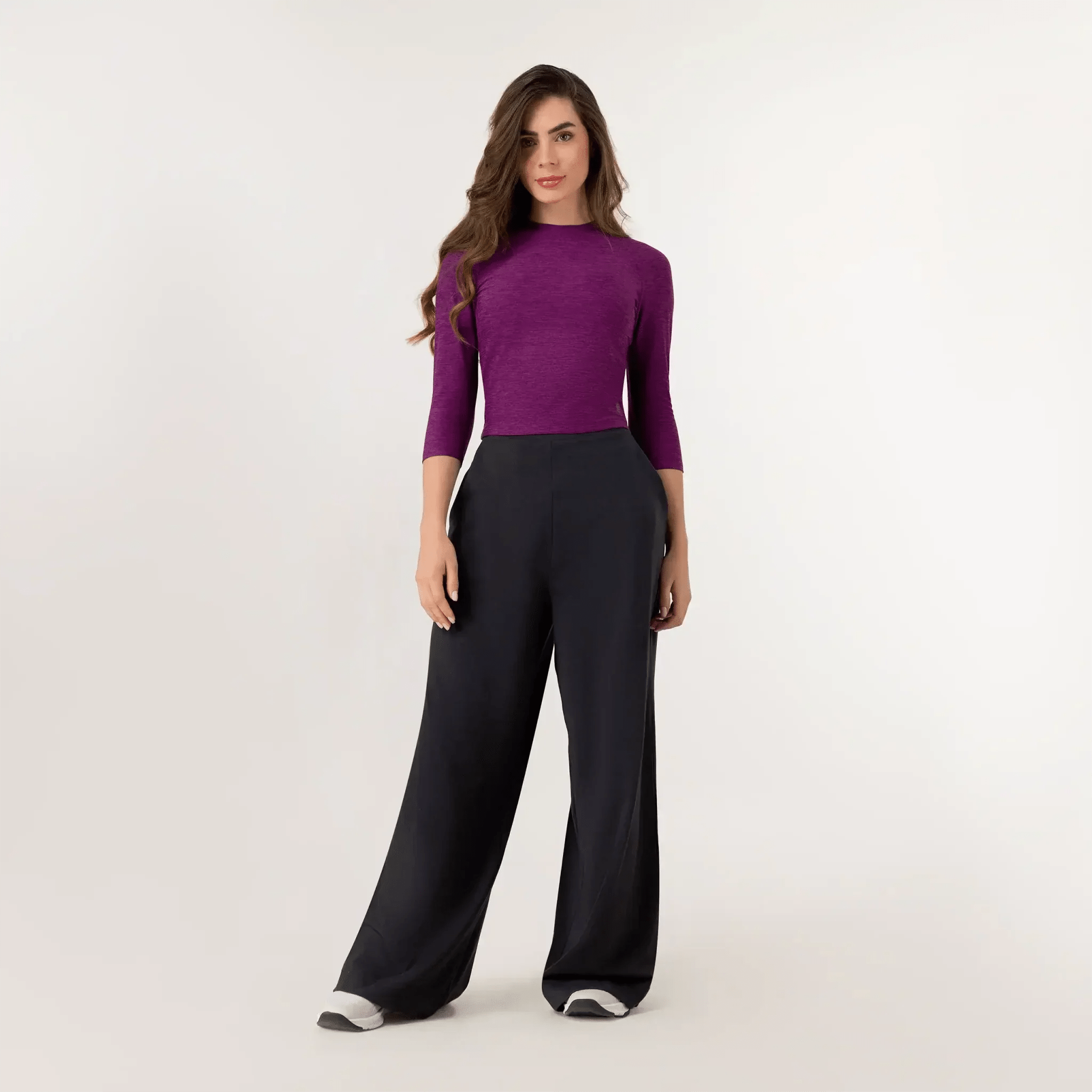 Rhythm Cropped Top - KDF PURPLE