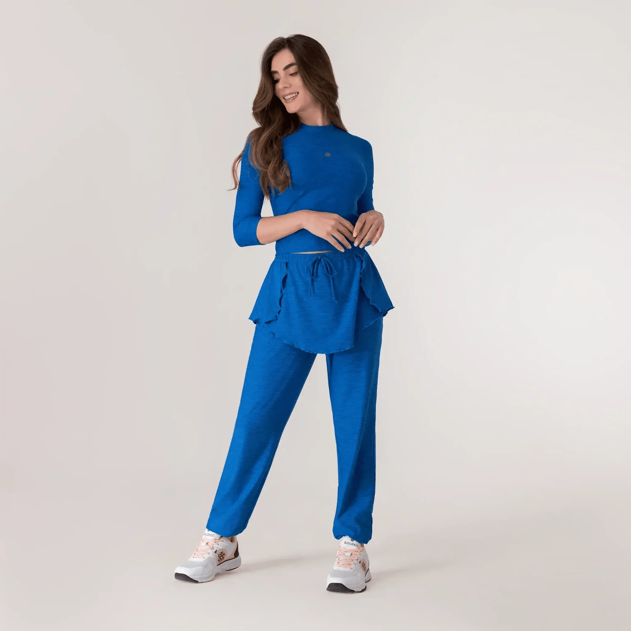 Rhythm Cropped Top - KDF BLUE