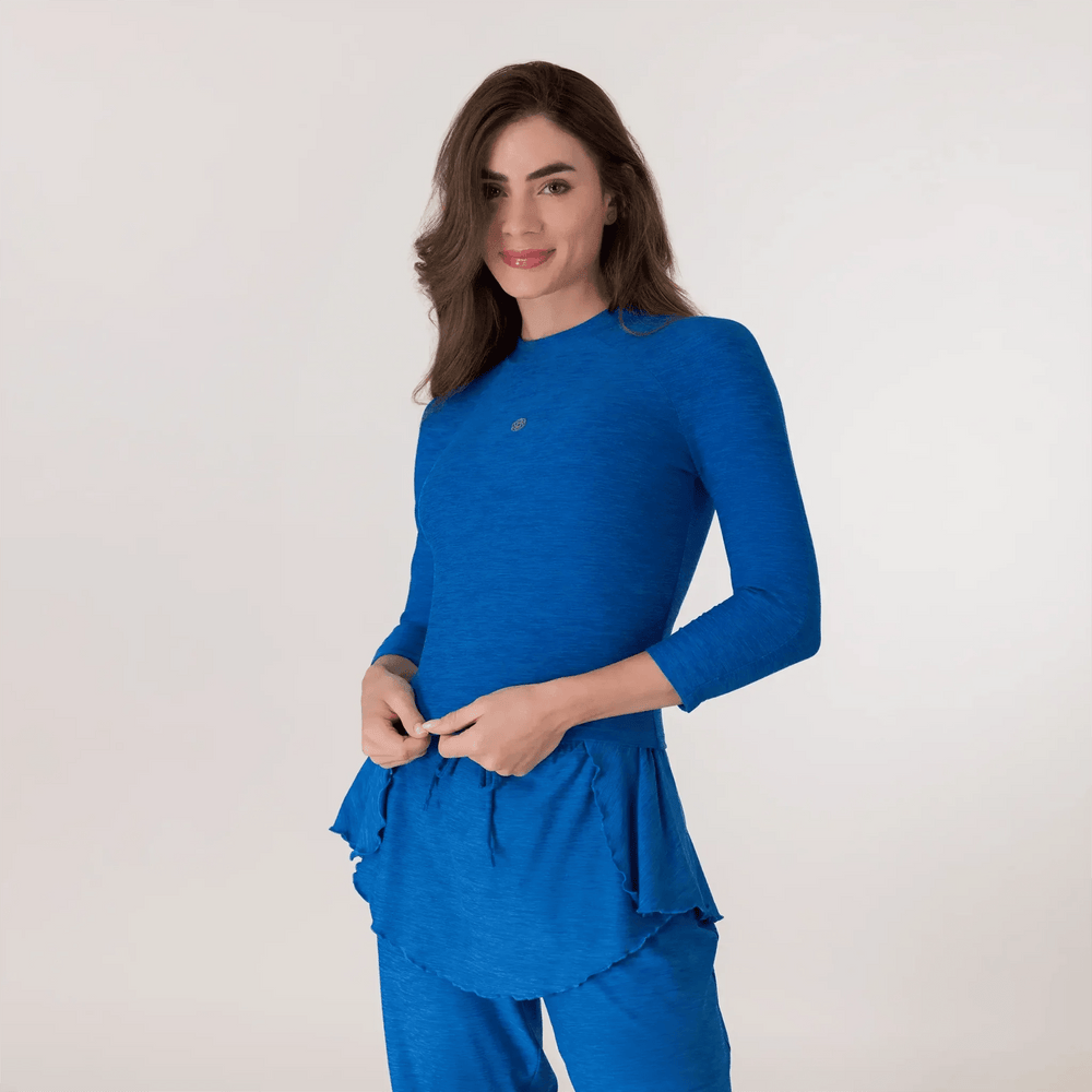 Rhythm Cropped Top - KDF BLUE