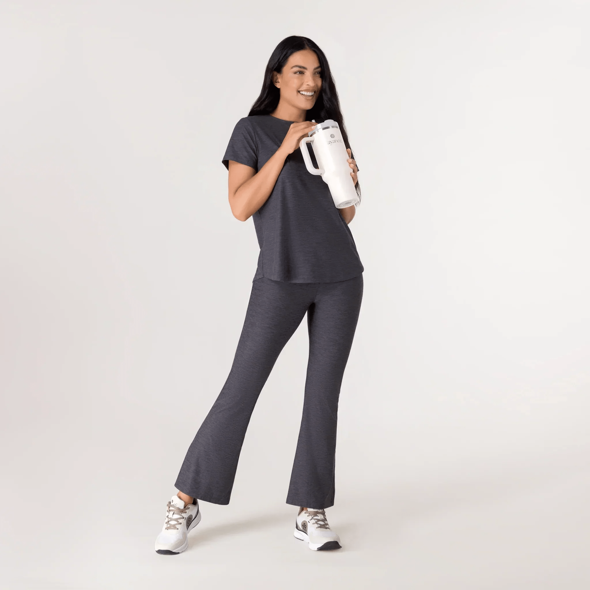 Inner Beat Dance T-Shirt - KDF CHARCOAL