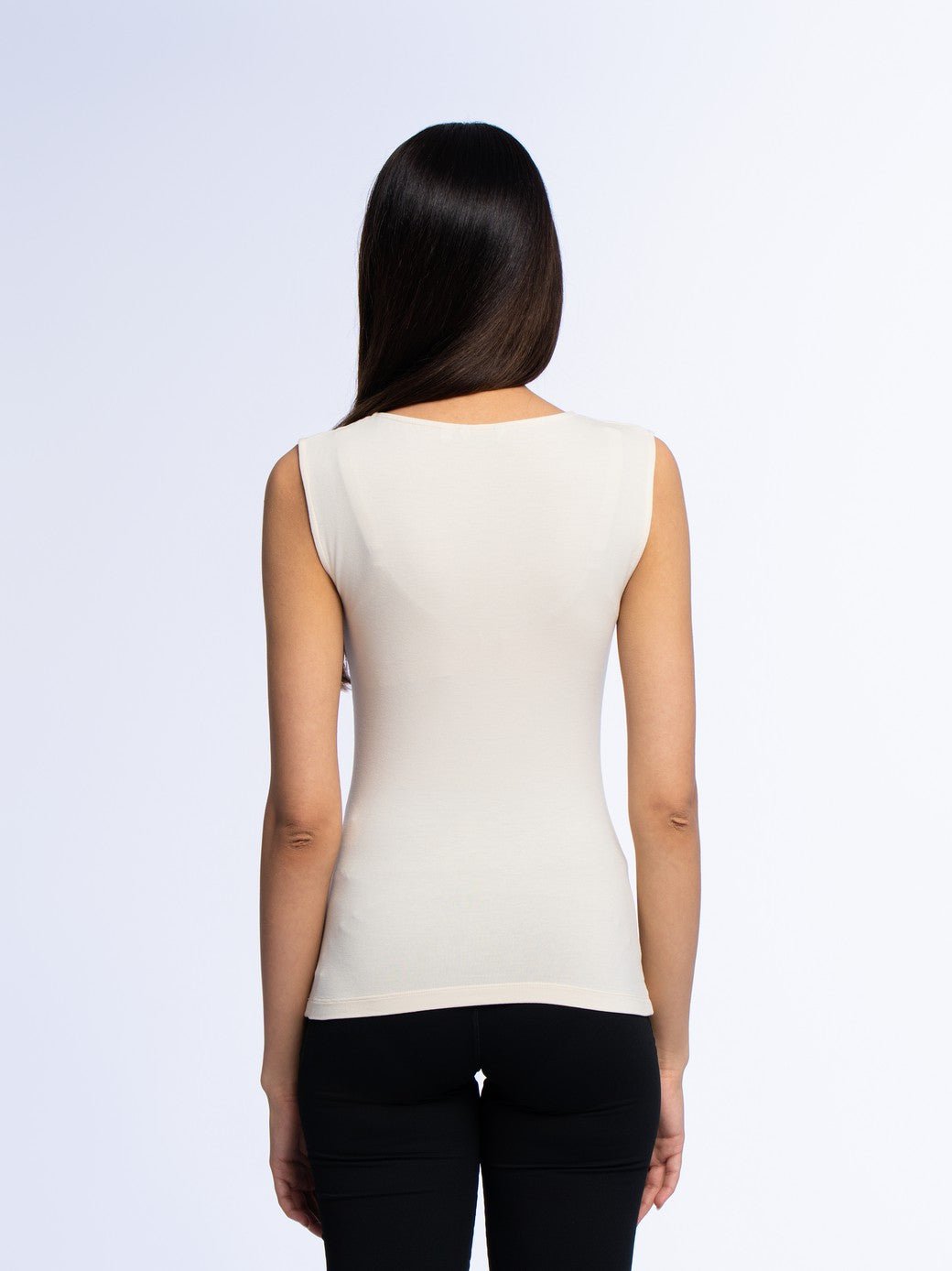Essential Sleeveless Top - STONE GREY