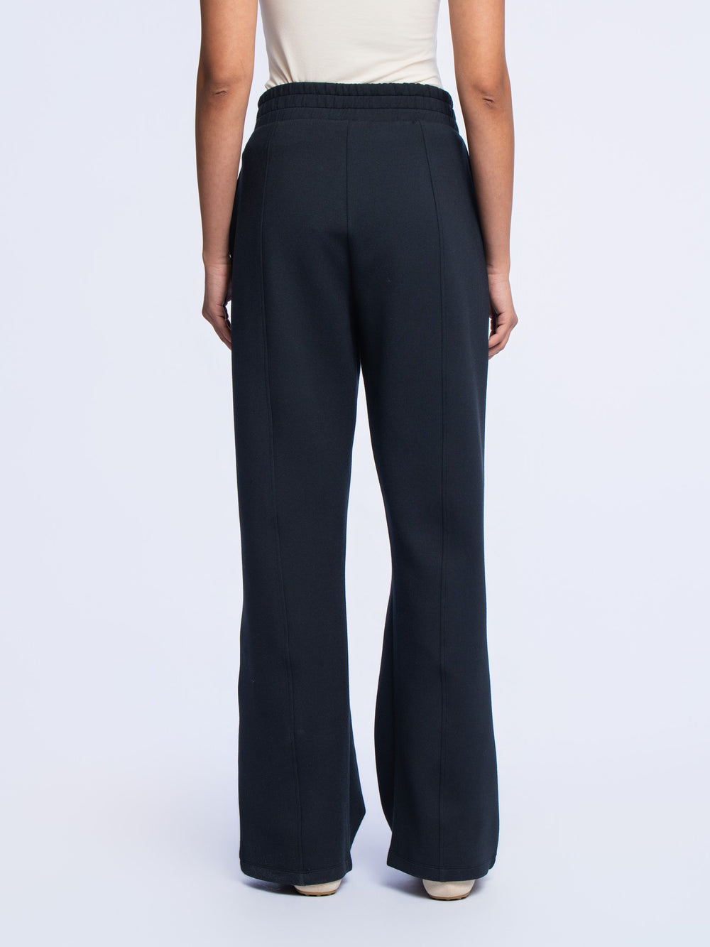 Wide Leg Joggers - SEASONAL BLACK