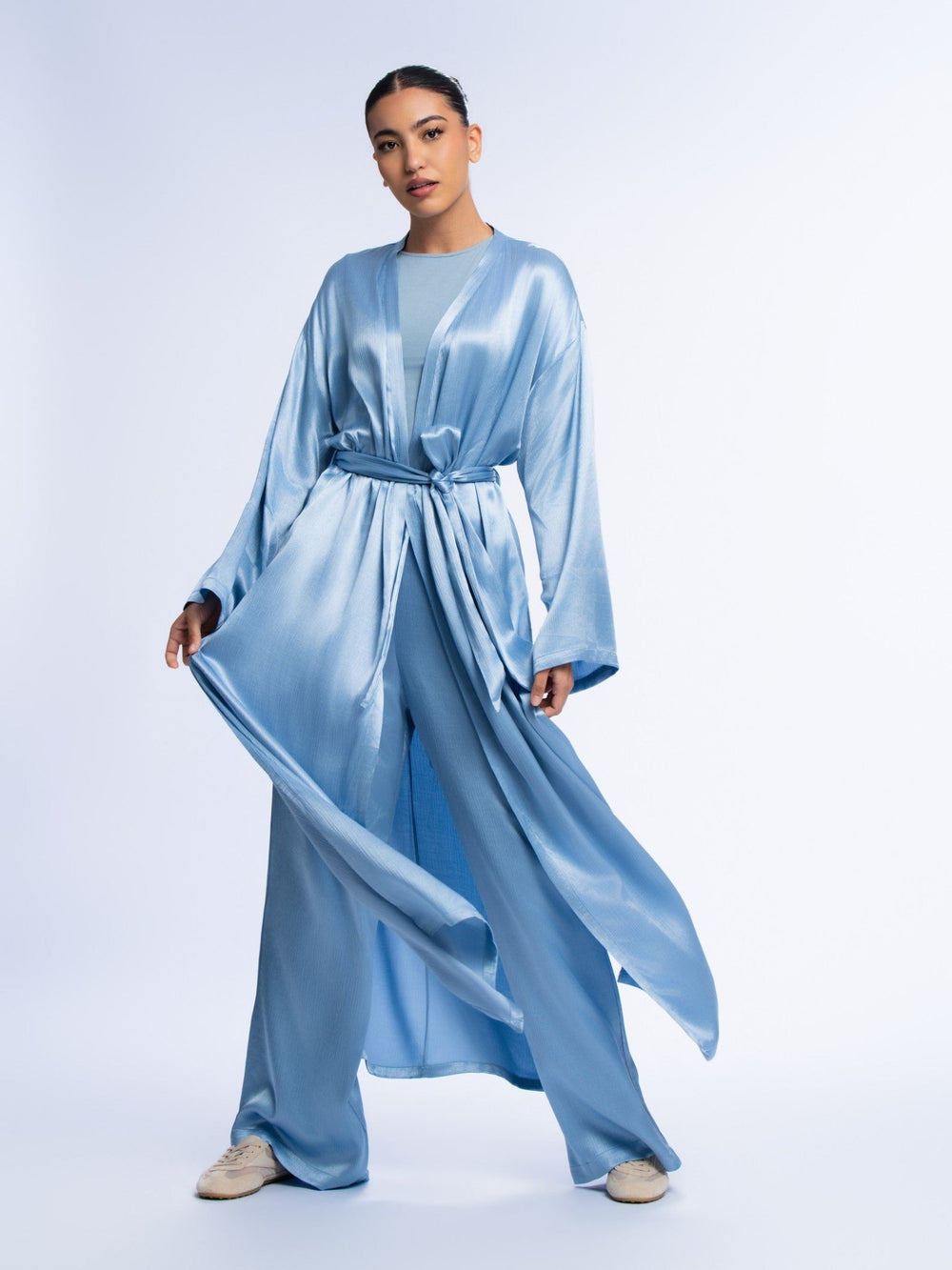 Elevated Kimono - WASHED BLUE