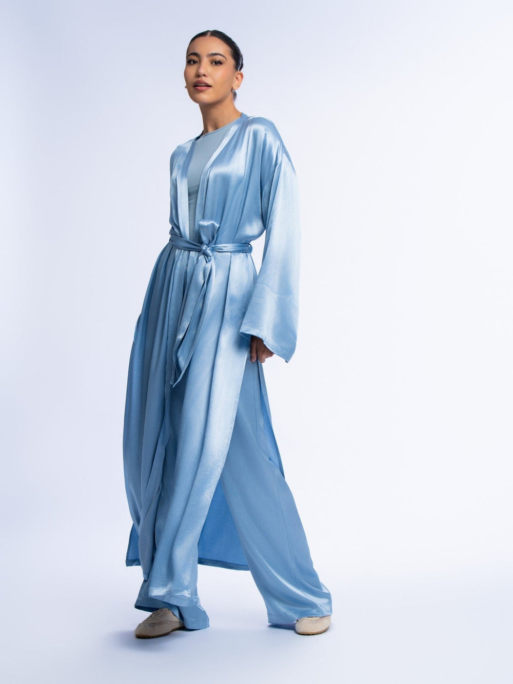 Elevated Kimono - WASHED BLUE