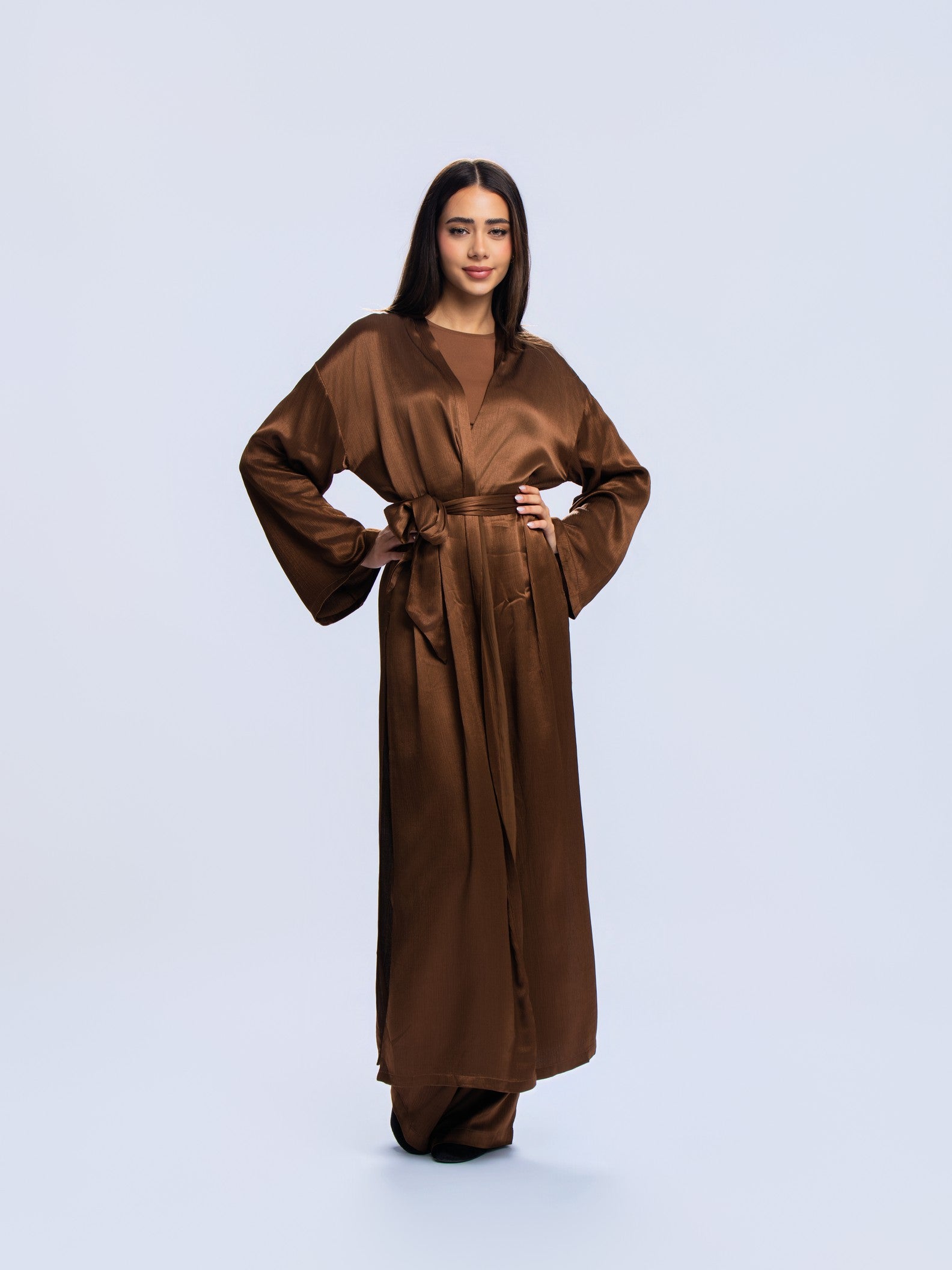Elevated Kimono - MOCHA BROWN