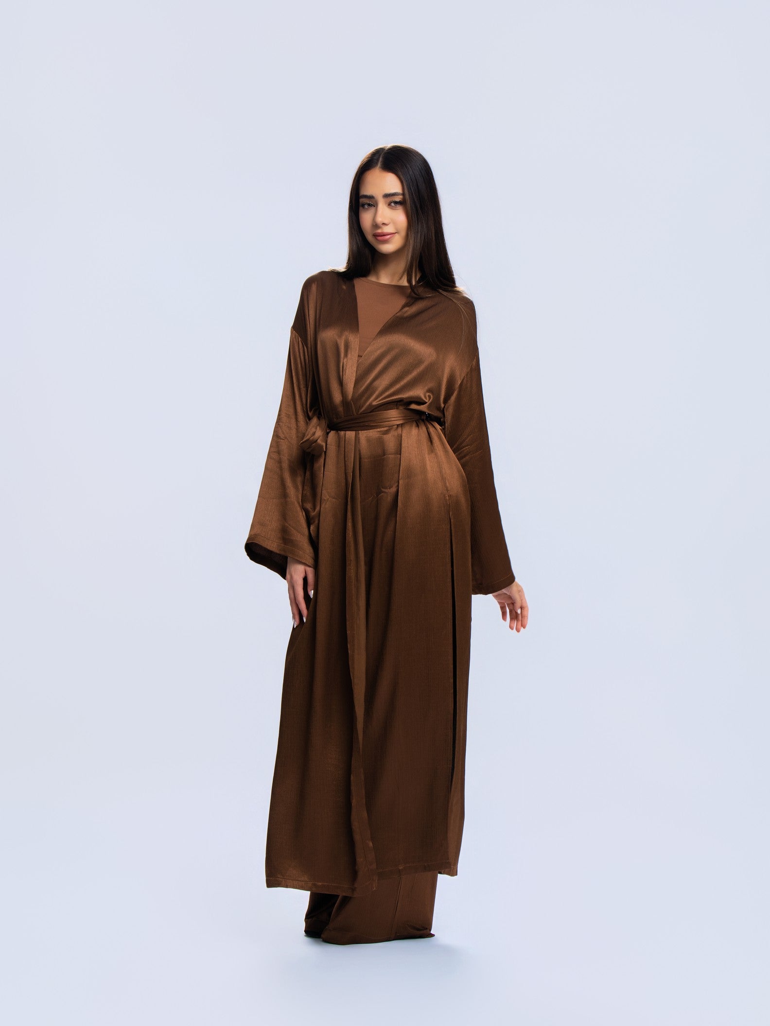 Elevated Kimono - MOCHA BROWN