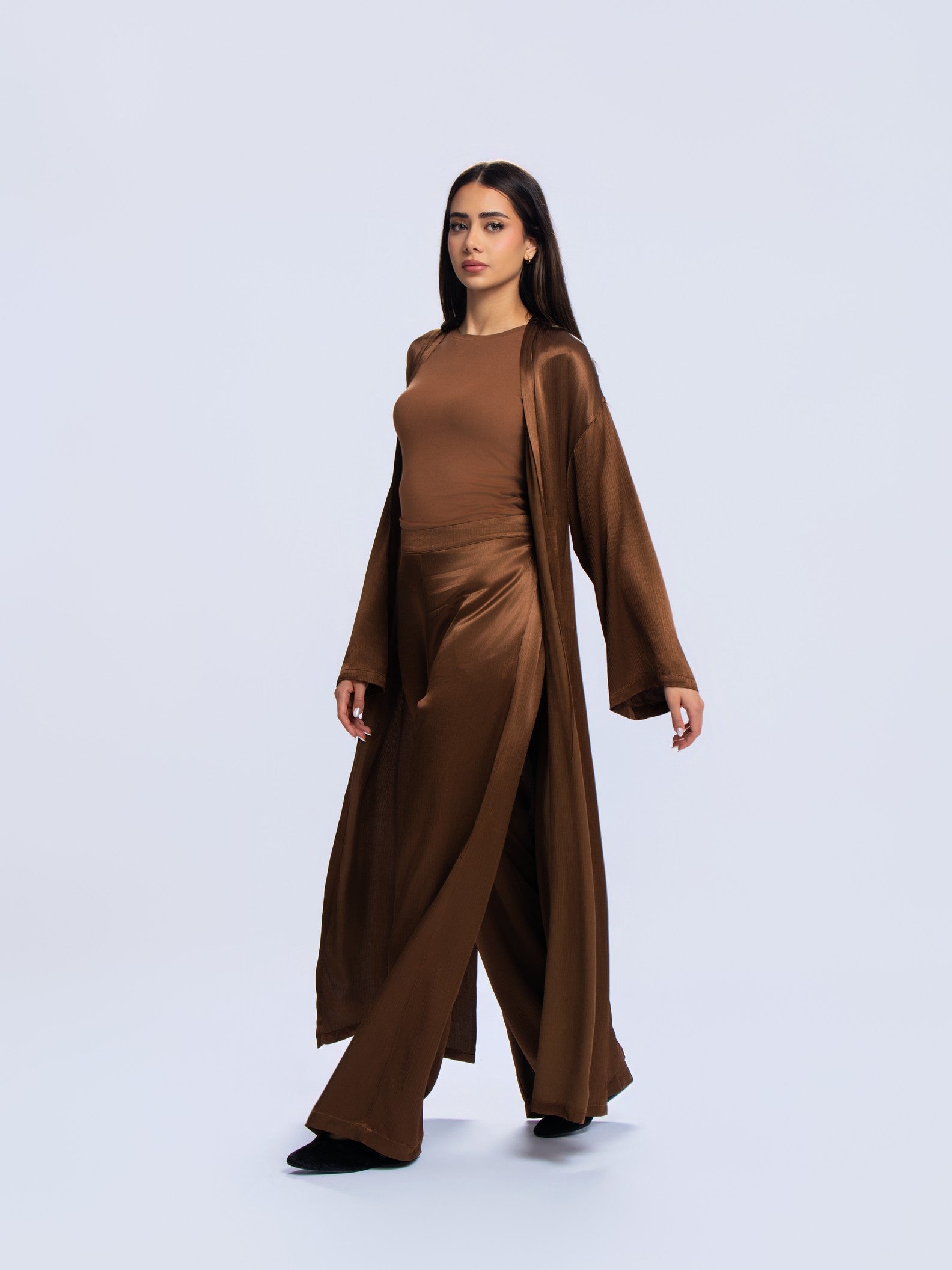 Elevated Kimono - MOCHA BROWN