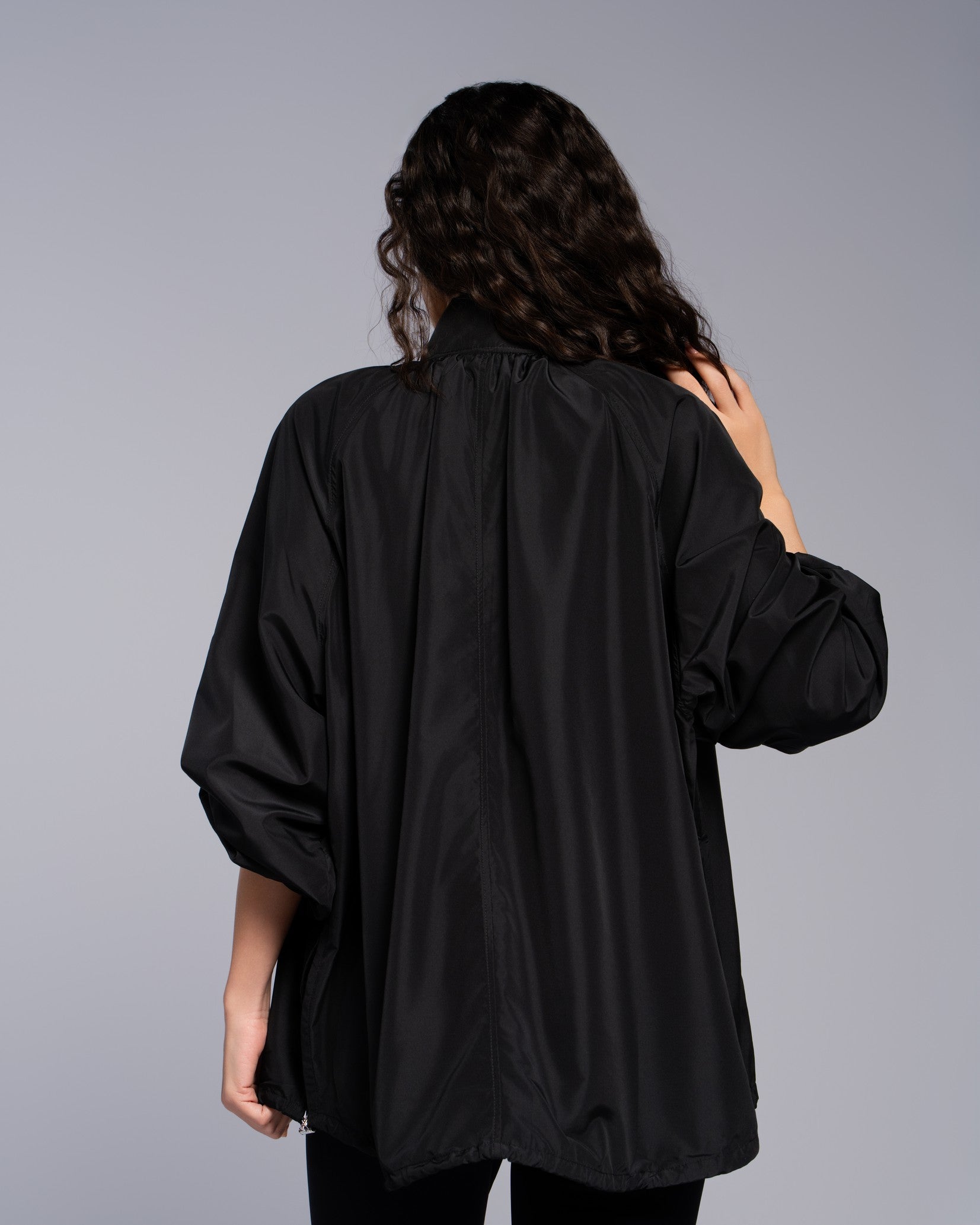 Gathered Parka - SEASONAL BLACK