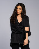 Gathered Parka - SEASONAL BLACK