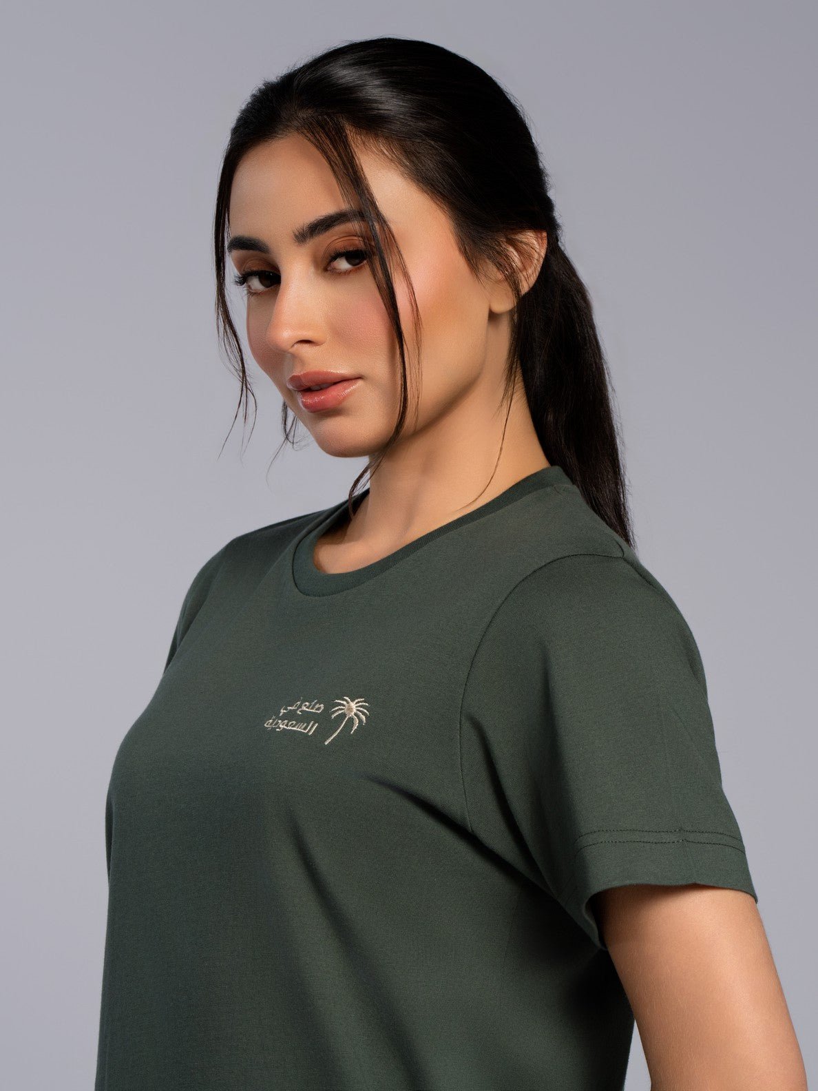 Saudi National Day Women's T-shirt - CORE GREEN