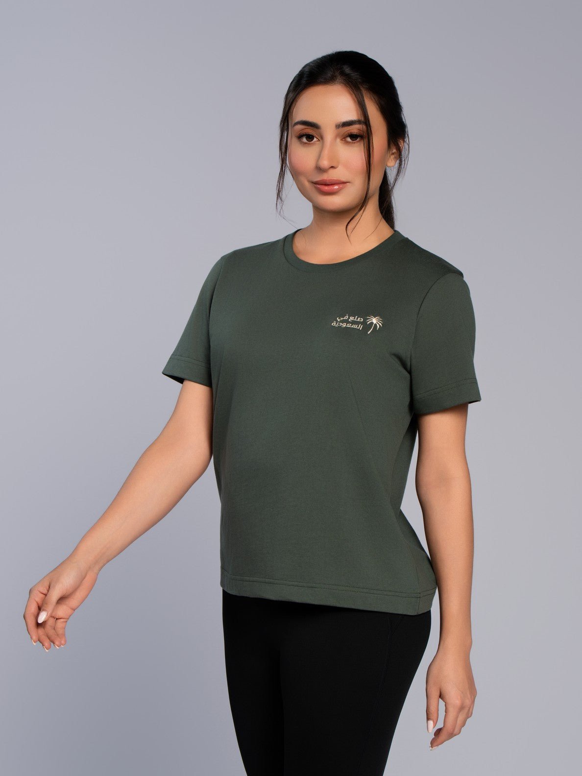 Saudi National Day Women's T-shirt - CORE GREEN