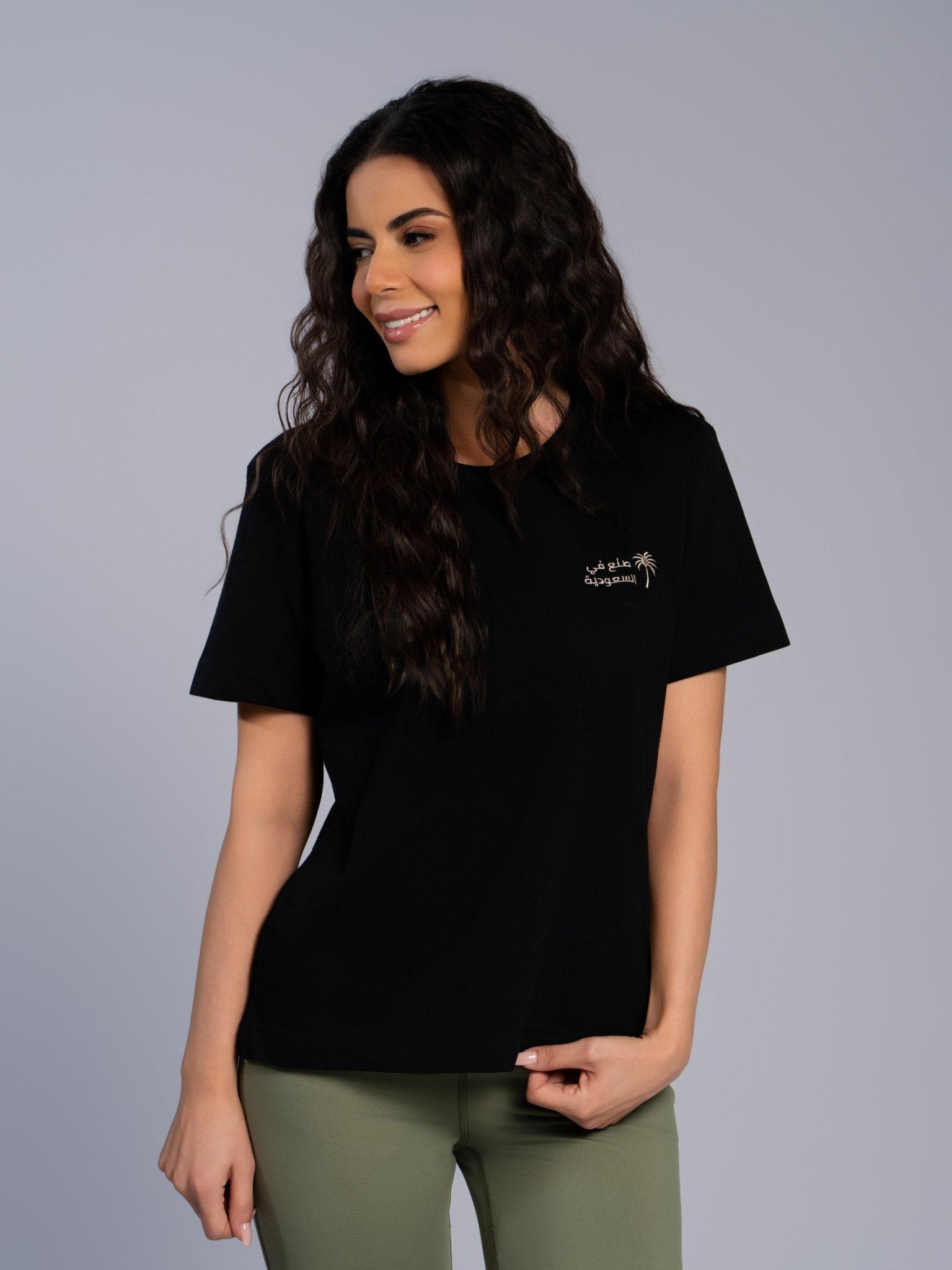 Saudi National Day Women's T-shirt - CORE BLACK