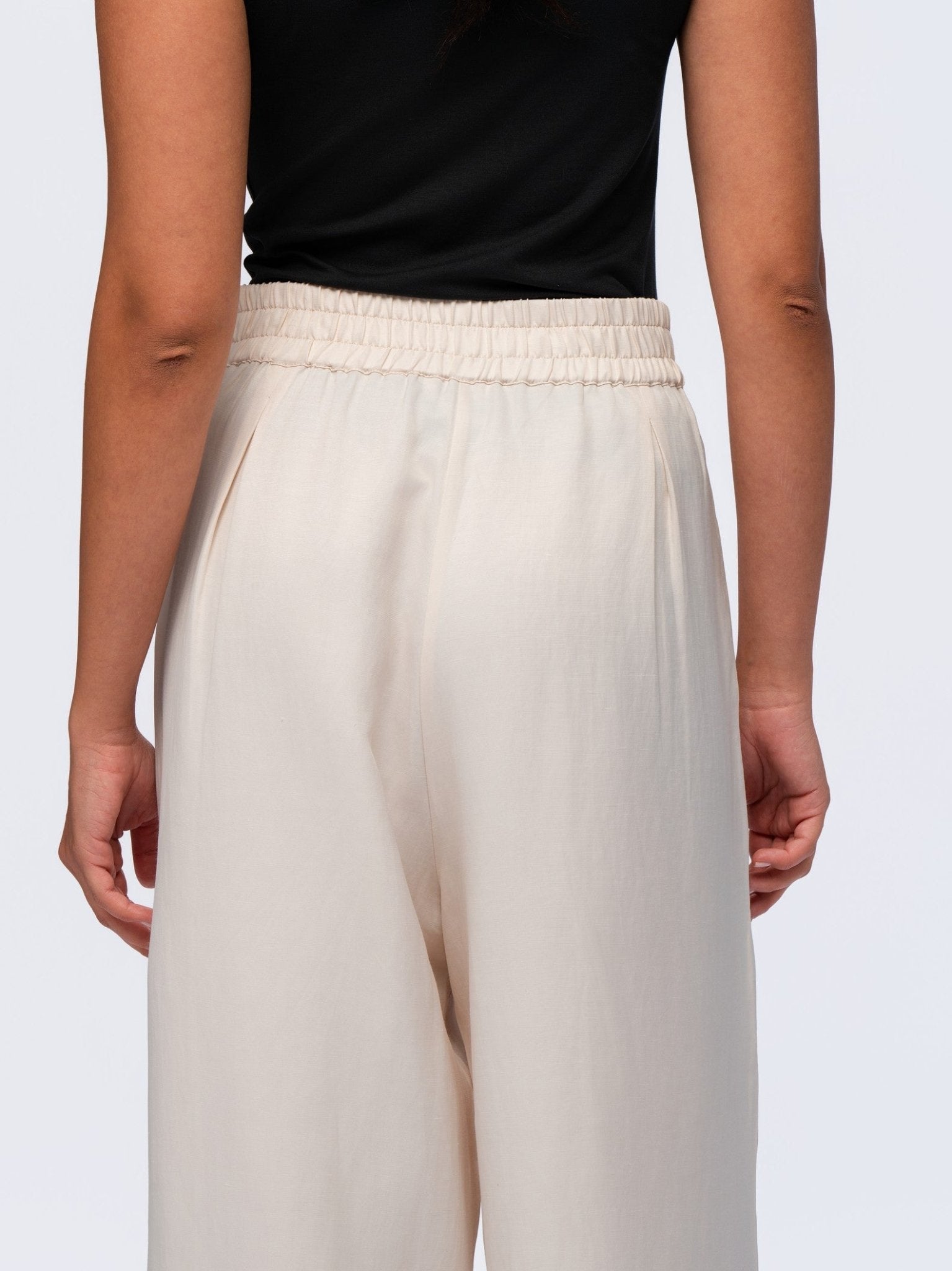 City Oversized Trousers - STONE GREY