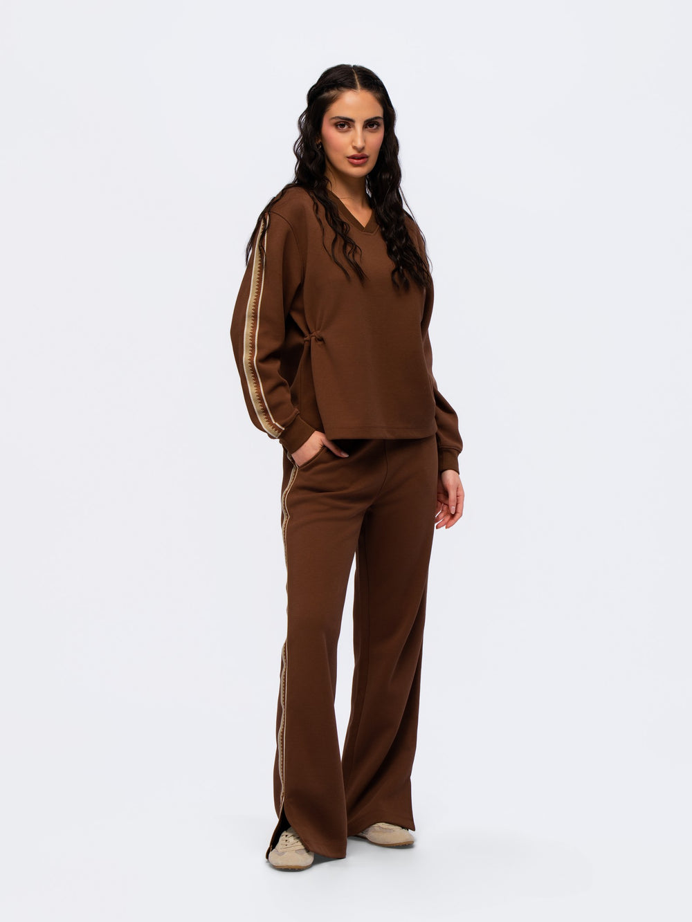 Sadu Sweatshirt - MOCHA BROWN